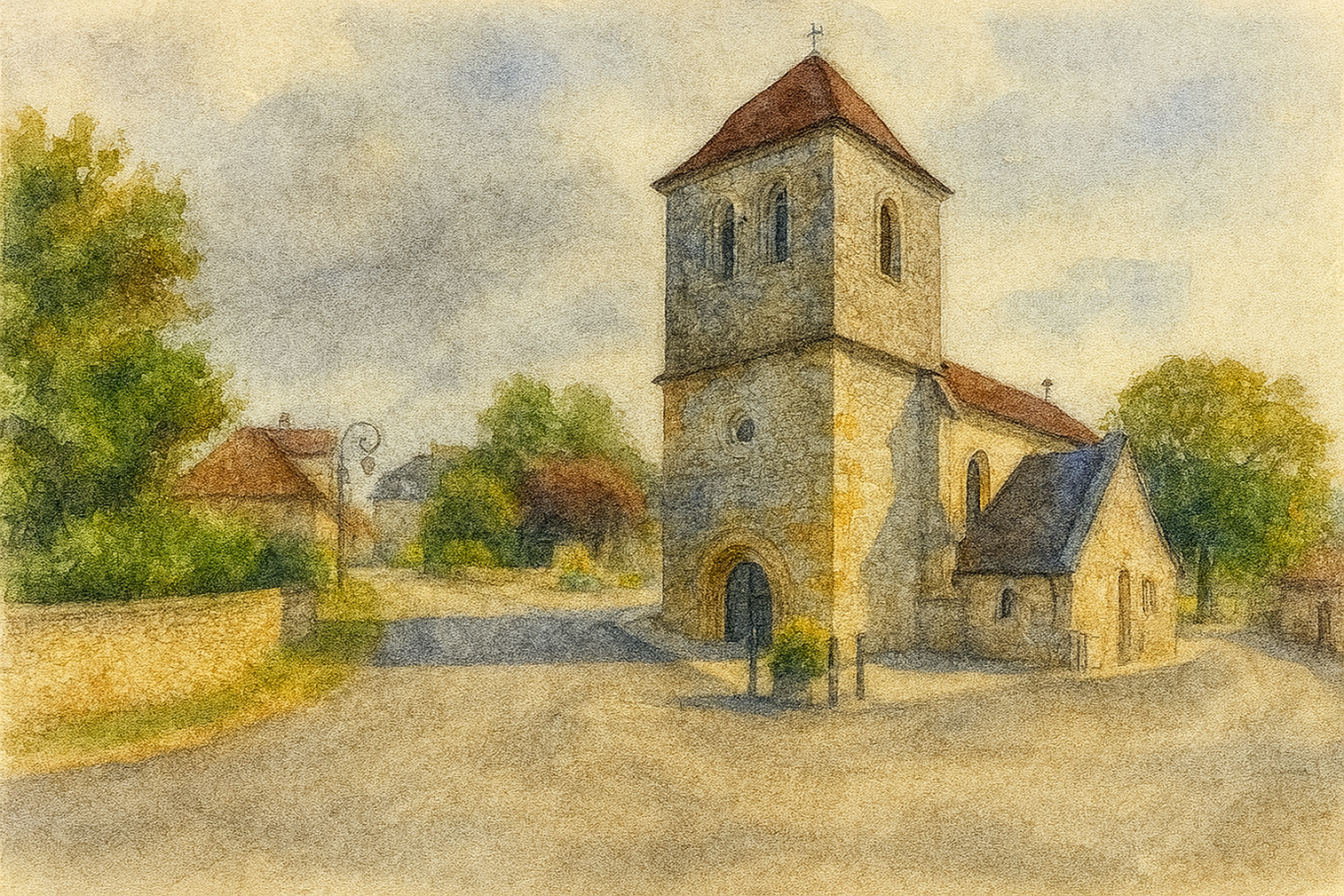 Cazoulès, fin du parcours Cyclable