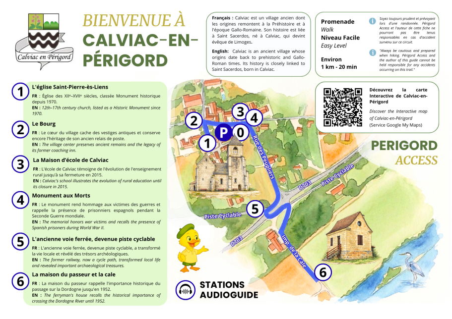Plan de Calviac-en-Périgord